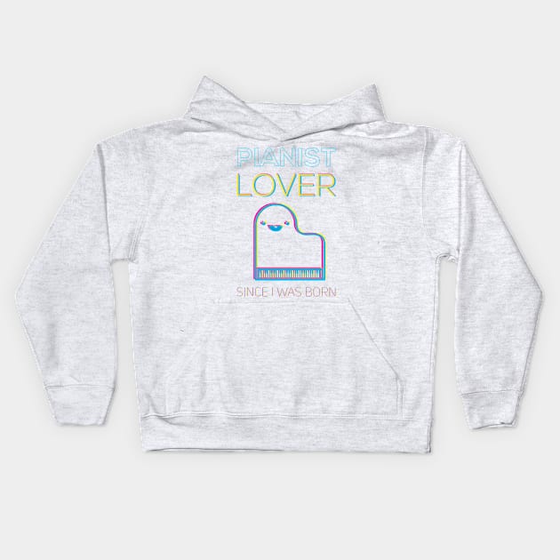 Pianist lover Kids Hoodie by VazFelipe